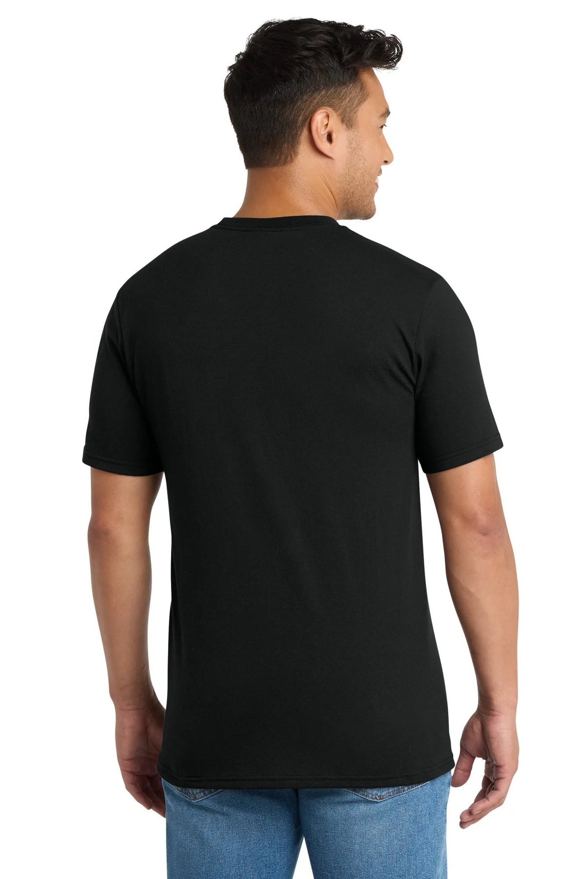 Port & Co Tri-Blend Tee with custom logo embroidery