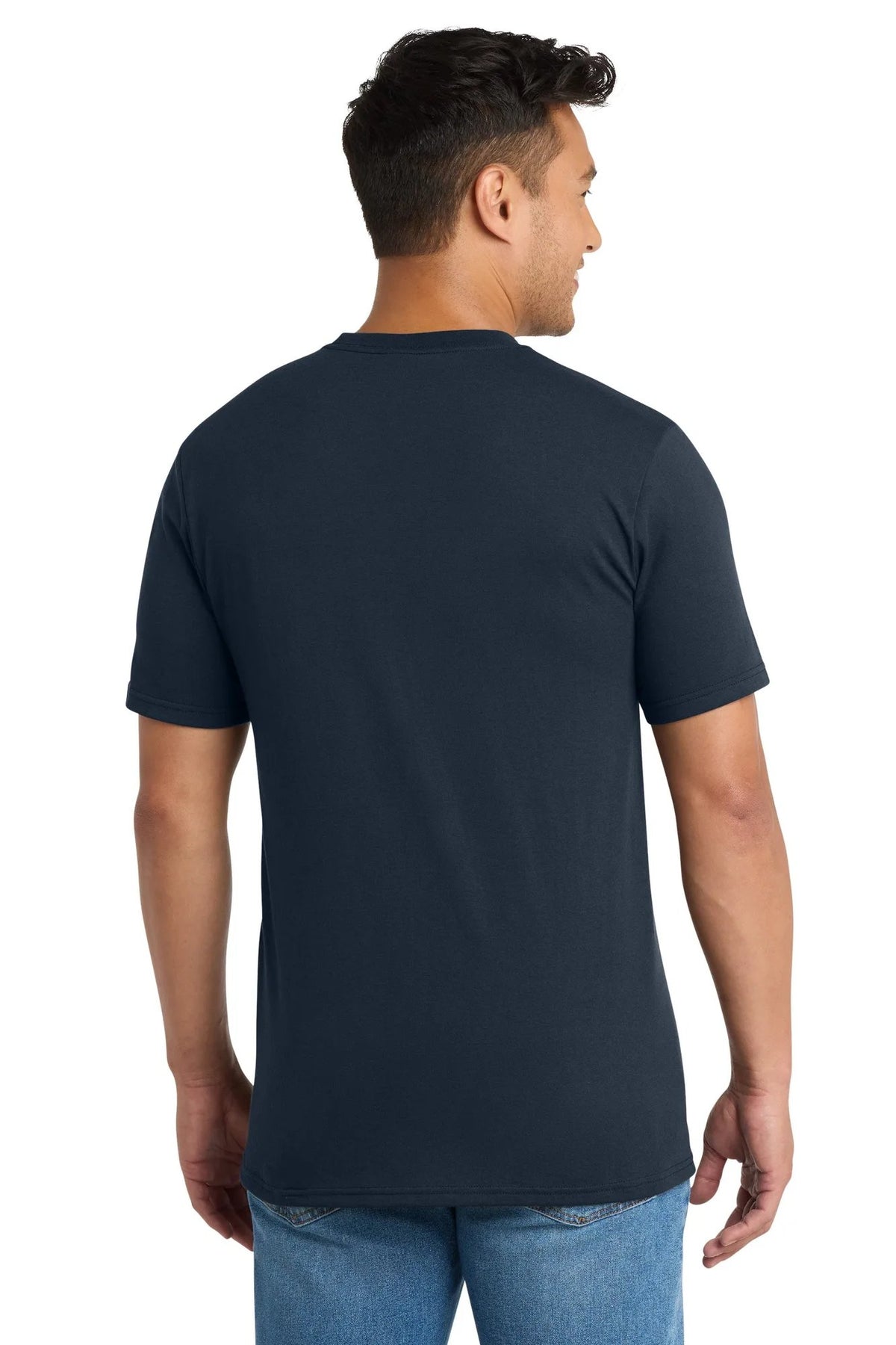 Port & Co Tri-Blend Tee with custom logo embroidery