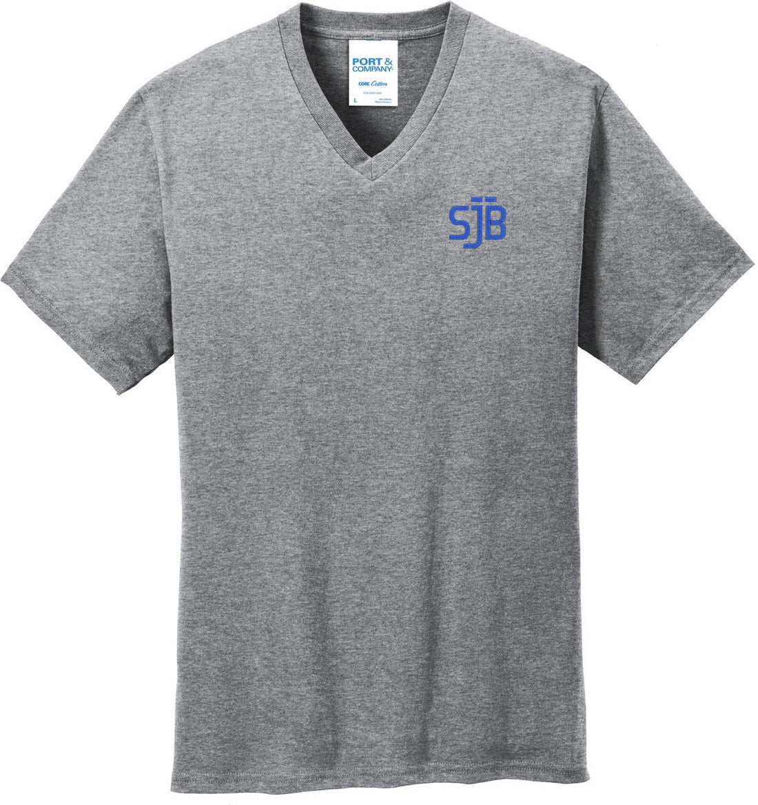 Port & Co Core Cotton V-Neck Tee