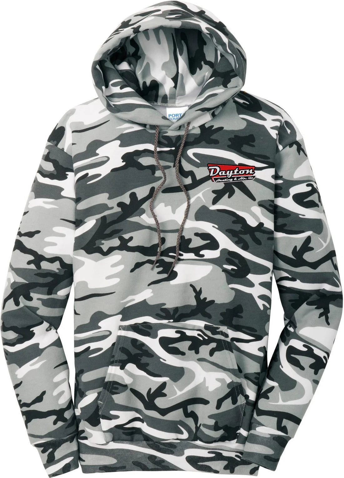 Port & Co Core Fleece Camo Pullover Hooded Sweatshirt
