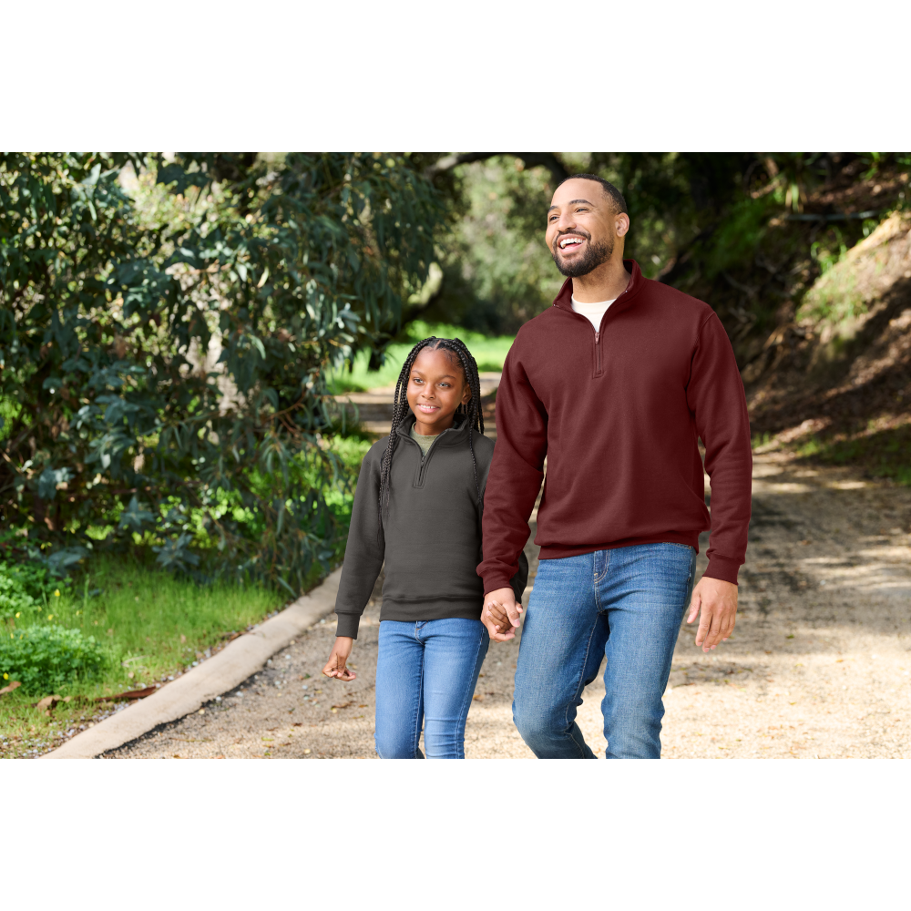 Port & Co Core Fleece 1/4-Zip Pullover Sweatshirt