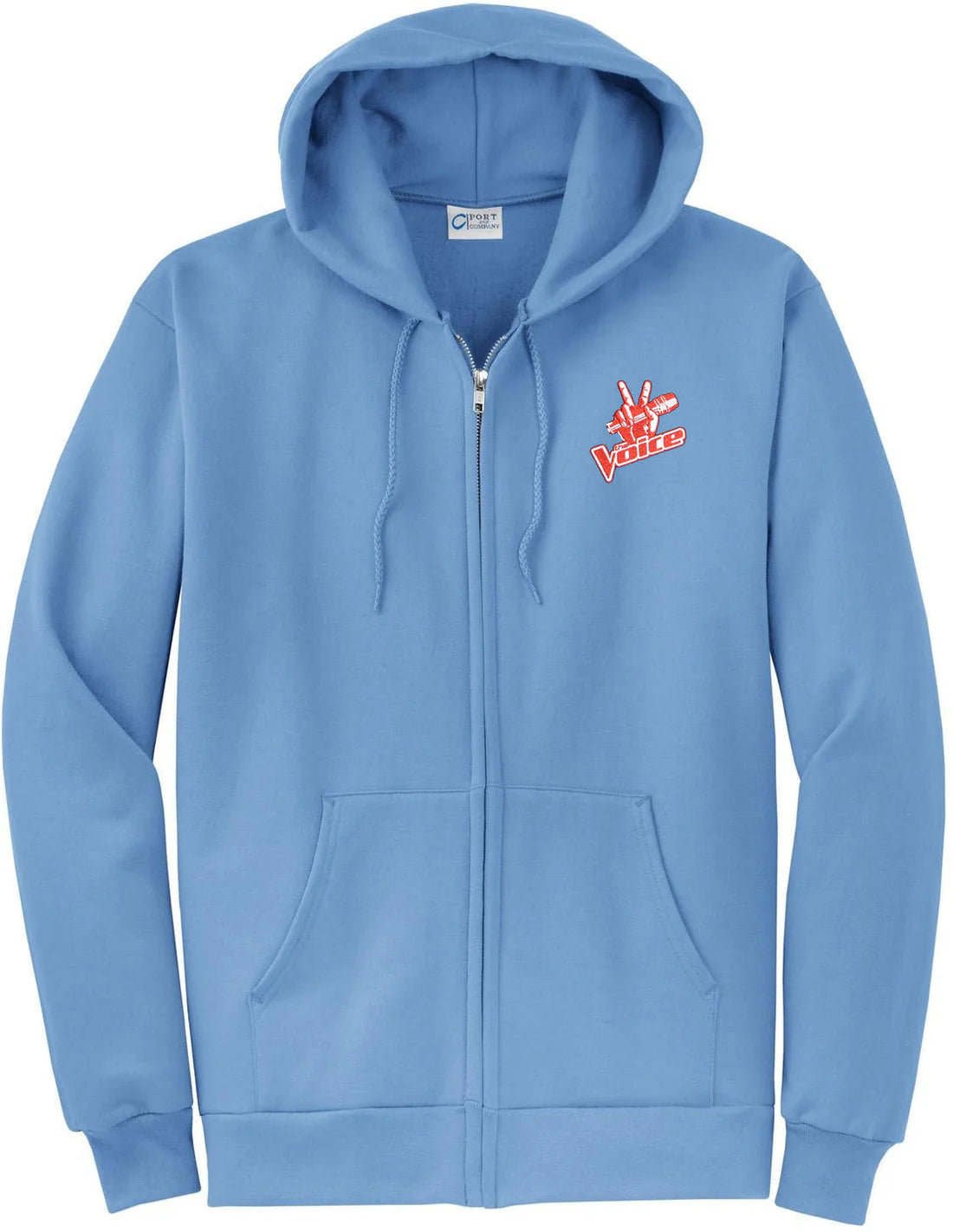 Port & Co Core Fleece Full-Zip Hooded Sweatshirt