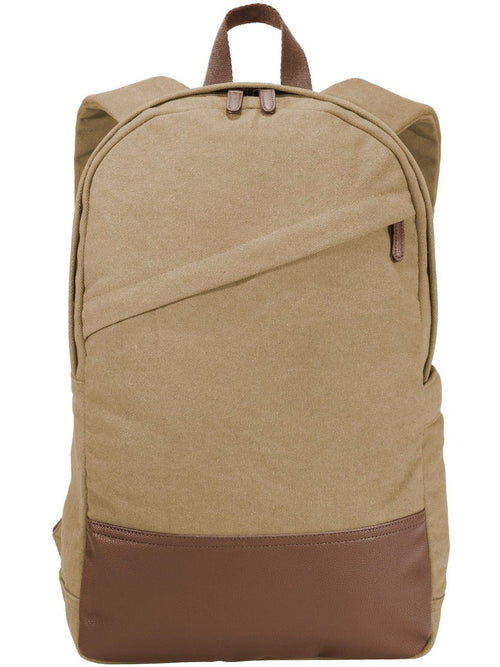 Port Authority Cotton Canvas Backpack