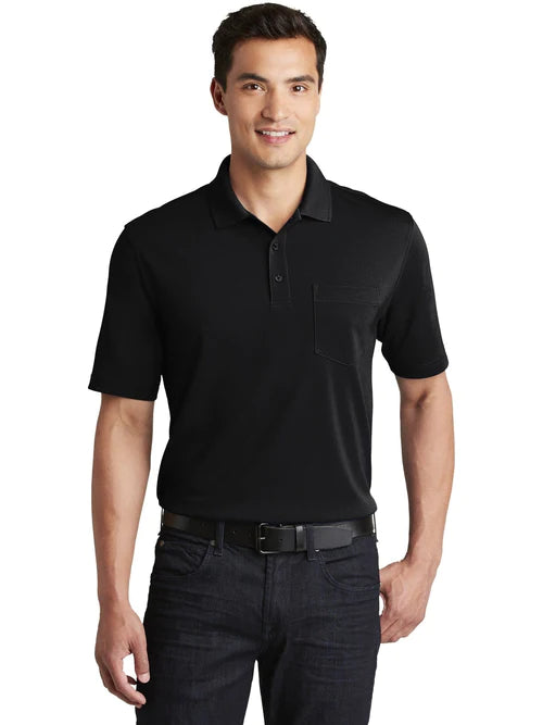 Port Authority Dry Zone UV Micro-Mesh Pocket Polo