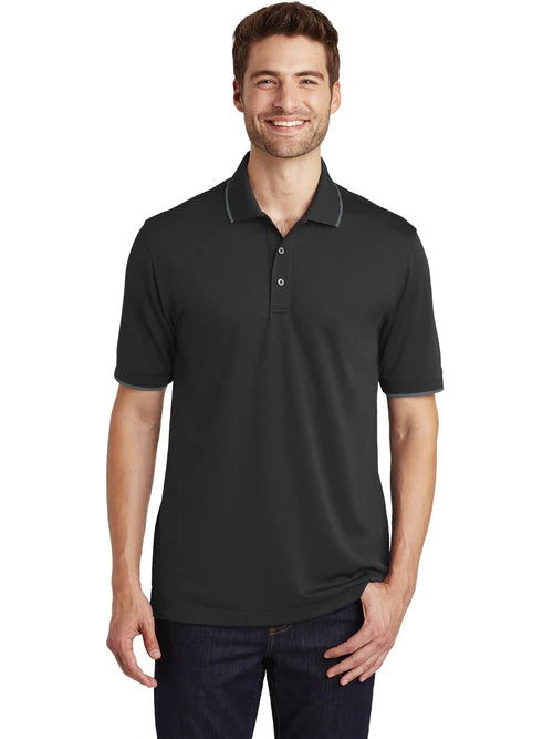 Port Authority Dry Zone UV Micro-Mesh Tipped Polo