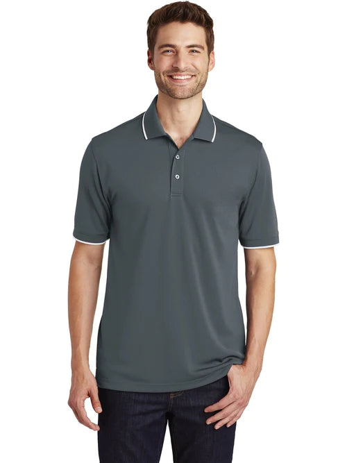Port Authority Dry Zone UV Micro-Mesh Tipped Polo