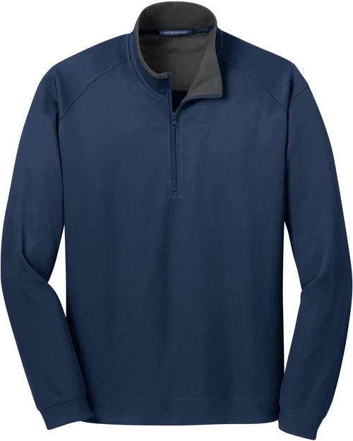 Port Authority Vertical Texture 1/4-Zip Pullover