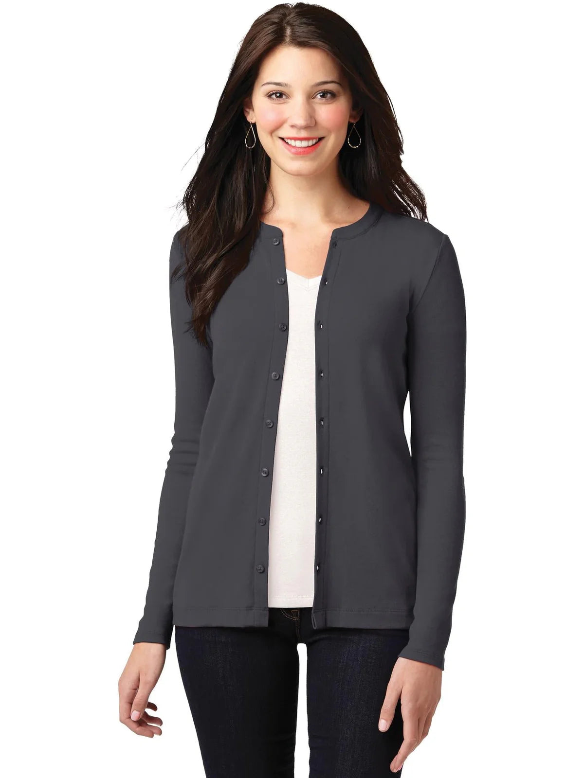 Port Authority Women's Concept Stretch Button-Front Cardigan