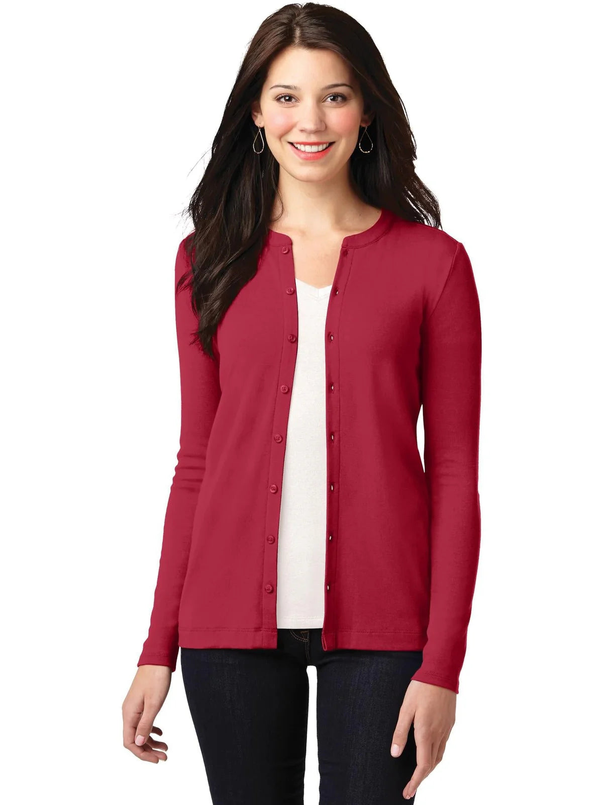 Port Authority Women's Concept Stretch Button-Front Cardigan