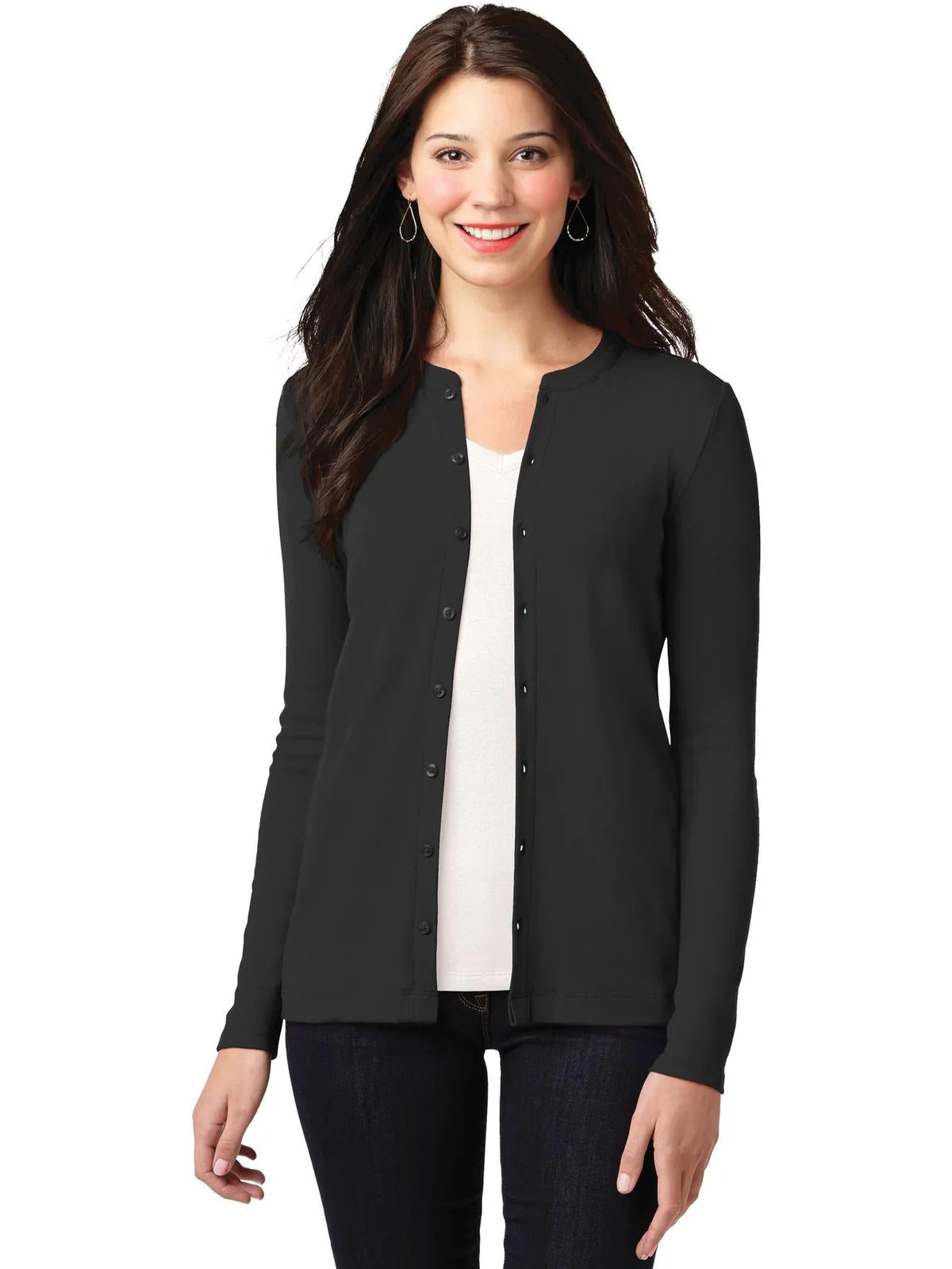 Port Authority Women's Concept Stretch Button-Front Cardigan