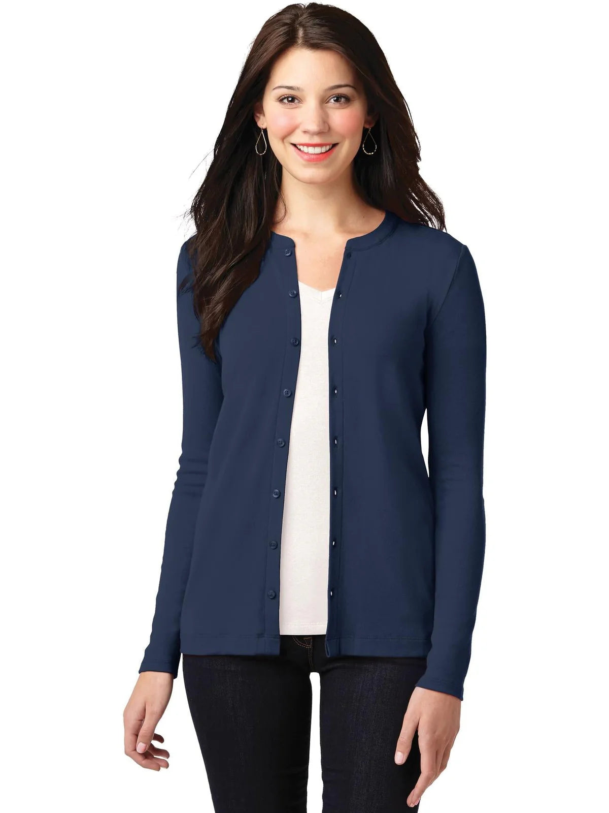 Port Authority Women's Concept Stretch Button-Front Cardigan