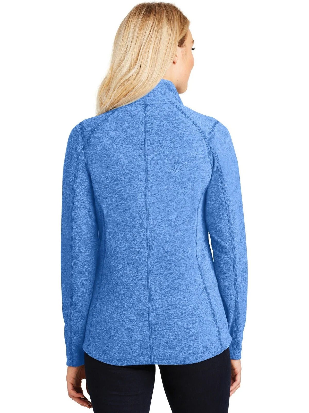 Port Authority Women's Heather Microfleece Full-Zip Jacket