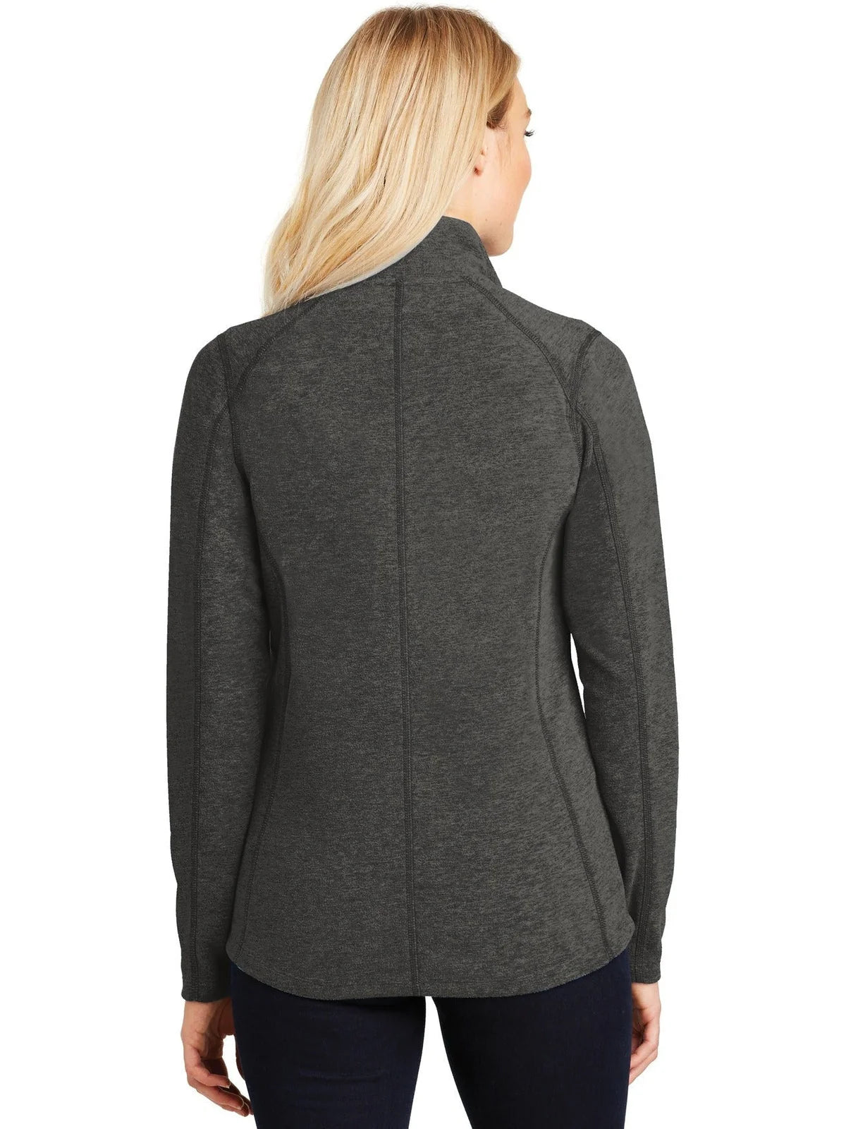 Port Authority Women's Heather Microfleece Full-Zip Jacket