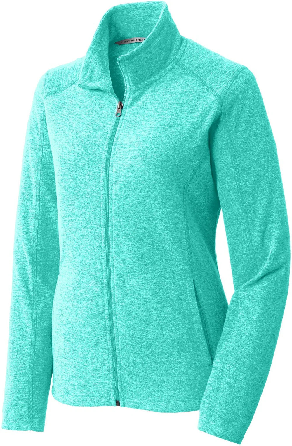 Port Authority Women's Heather Microfleece Full-Zip Jacket