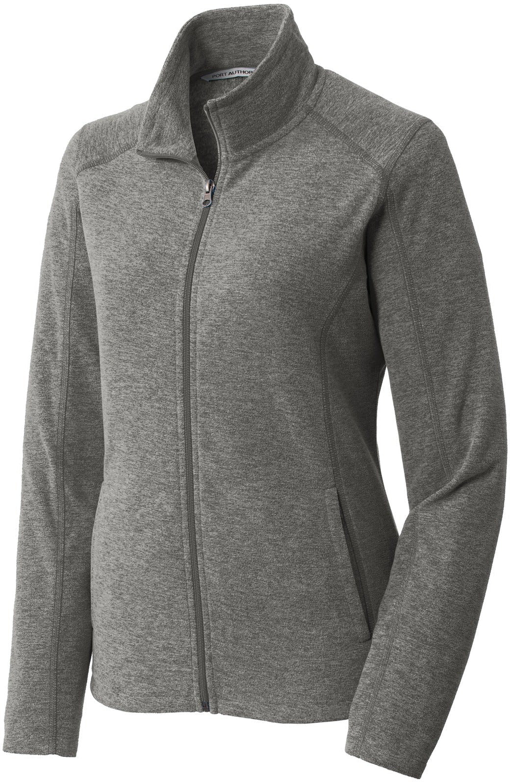Port Authority Women's Heather Microfleece Full-Zip Jacket