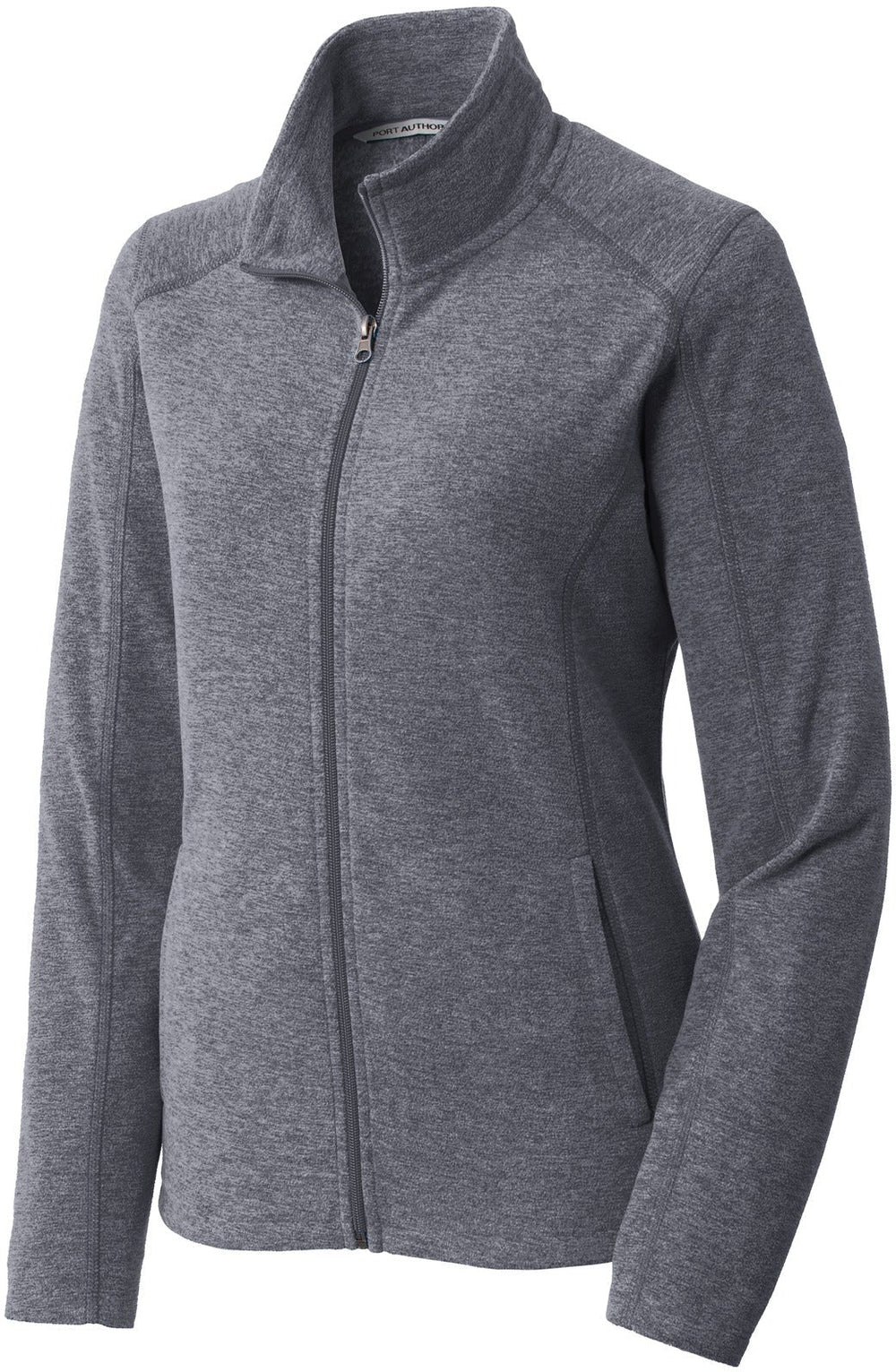 Port Authority Women's Heather Microfleece Full-Zip Jacket