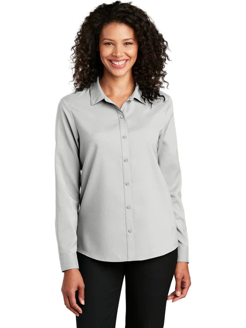 Port Authority Ladies Long Sleeve Performance Staff Shirt