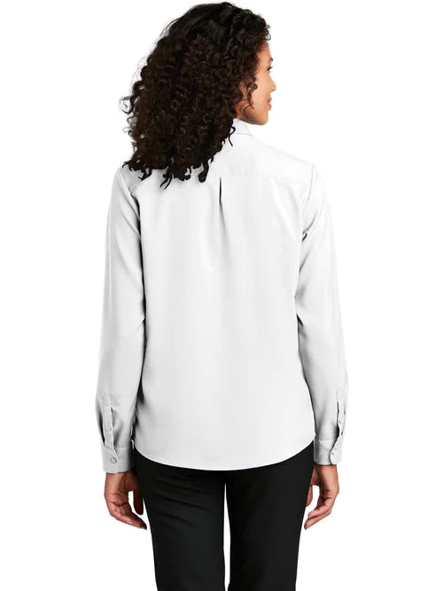 Port Authority Ladies Long Sleeve Performance Staff Shirt