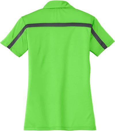 Port Authority Women's Silk Touch Performance Colorblock Stripe Polo