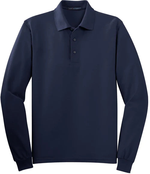 Port Authority Tall Silk Touch Long Sleeve Polo