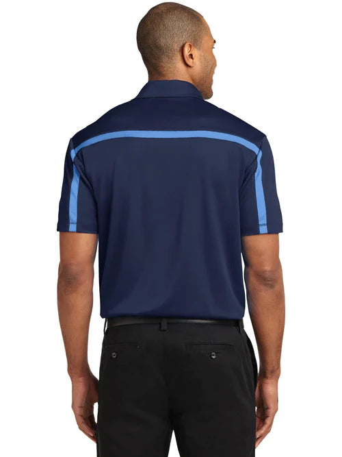 Port Authority Silk Touch Performance Colorblock Stripe Polo