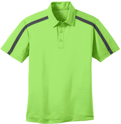 Port Authority Silk Touch Performance Colorblock Stripe Polo