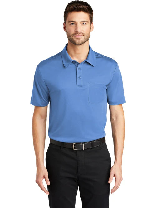 Port Authority Silk Touch Performance Pocket Polo