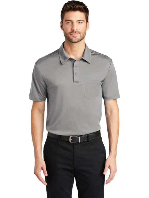 Port Authority Silk Touch Performance Pocket Polo