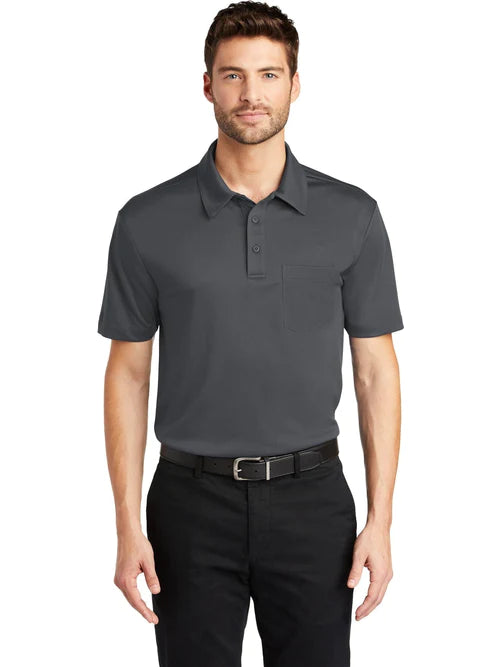 Port Authority Silk Touch Performance Pocket Polo