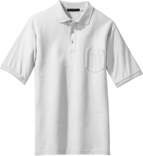 Port Authority Silk Touch Polo with Pocket