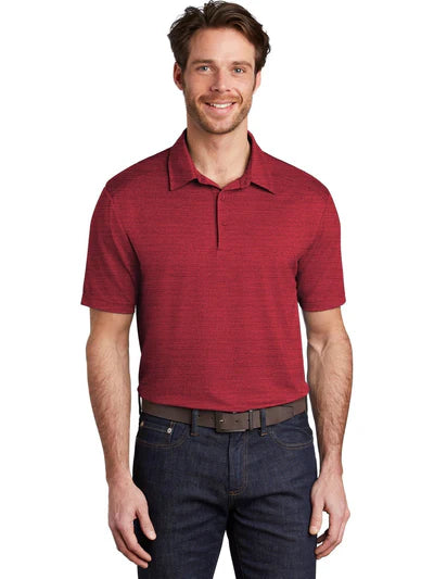 Port Authority Stretch Heather Polo