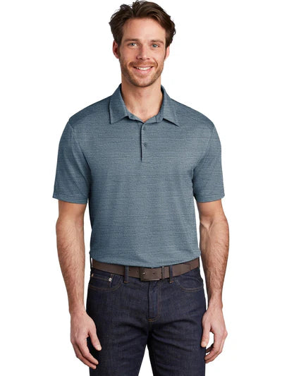 Port Authority Stretch Heather Polo