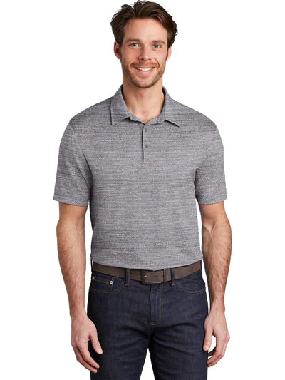 Port Authority Stretch Heather Polo