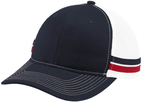 Port Authority Two-Stripe Snapback Trucker Cap