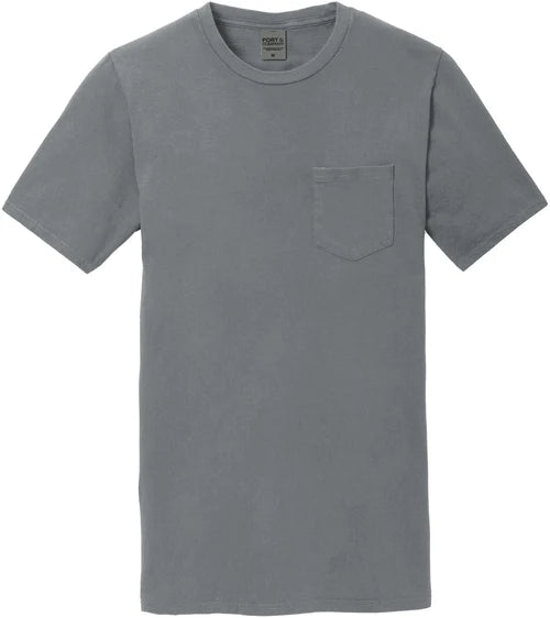 Port & Company Beach Wash Garment-Dyed Pocket Tee