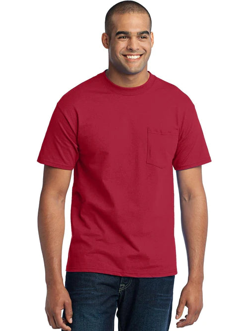 Port & Company Core Blend Pocket Tee