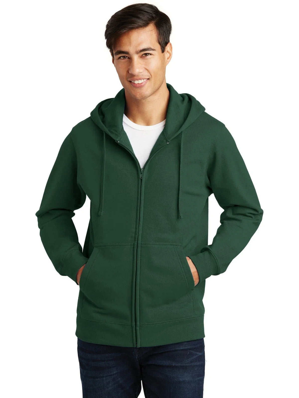 Port & Co Fan Favorite Fleece Full-Zip Hooded Sweatshirt