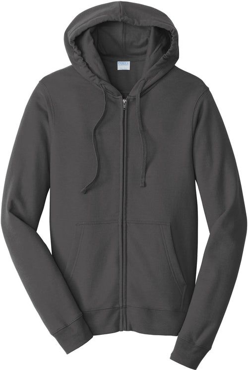 Port & Co Fan Favorite Fleece Full-Zip Hooded Sweatshirt