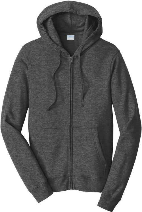 Port & Co Fan Favorite Fleece Full-Zip Hooded Sweatshirt