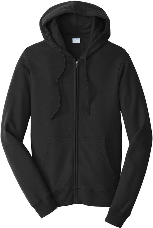Port & Co Fan Favorite Fleece Full-Zip Hooded Sweatshirt