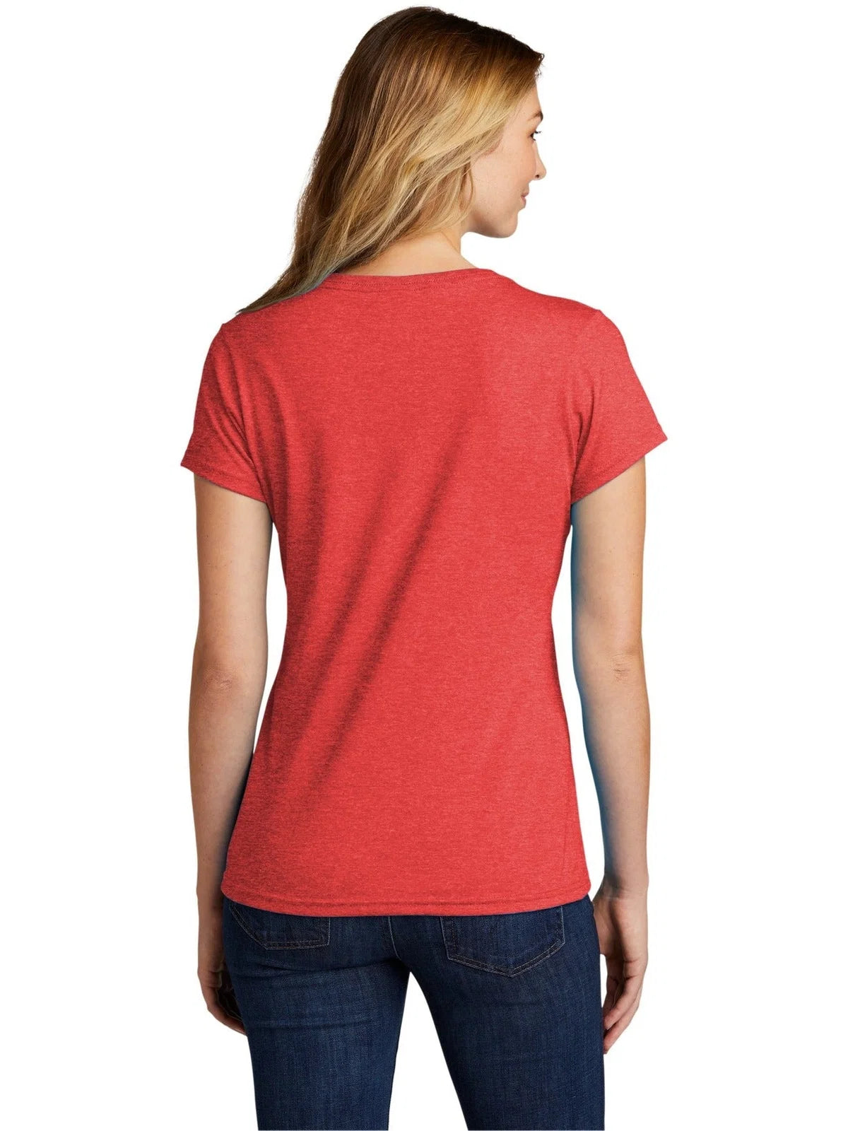 Port & Co Women's Tri-Blend V-Neck Tee