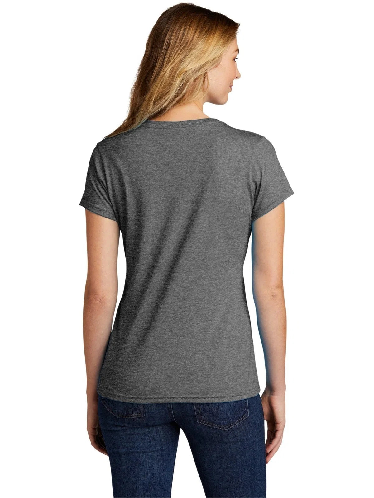 Port & Co Women's Tri-Blend V-Neck Tee