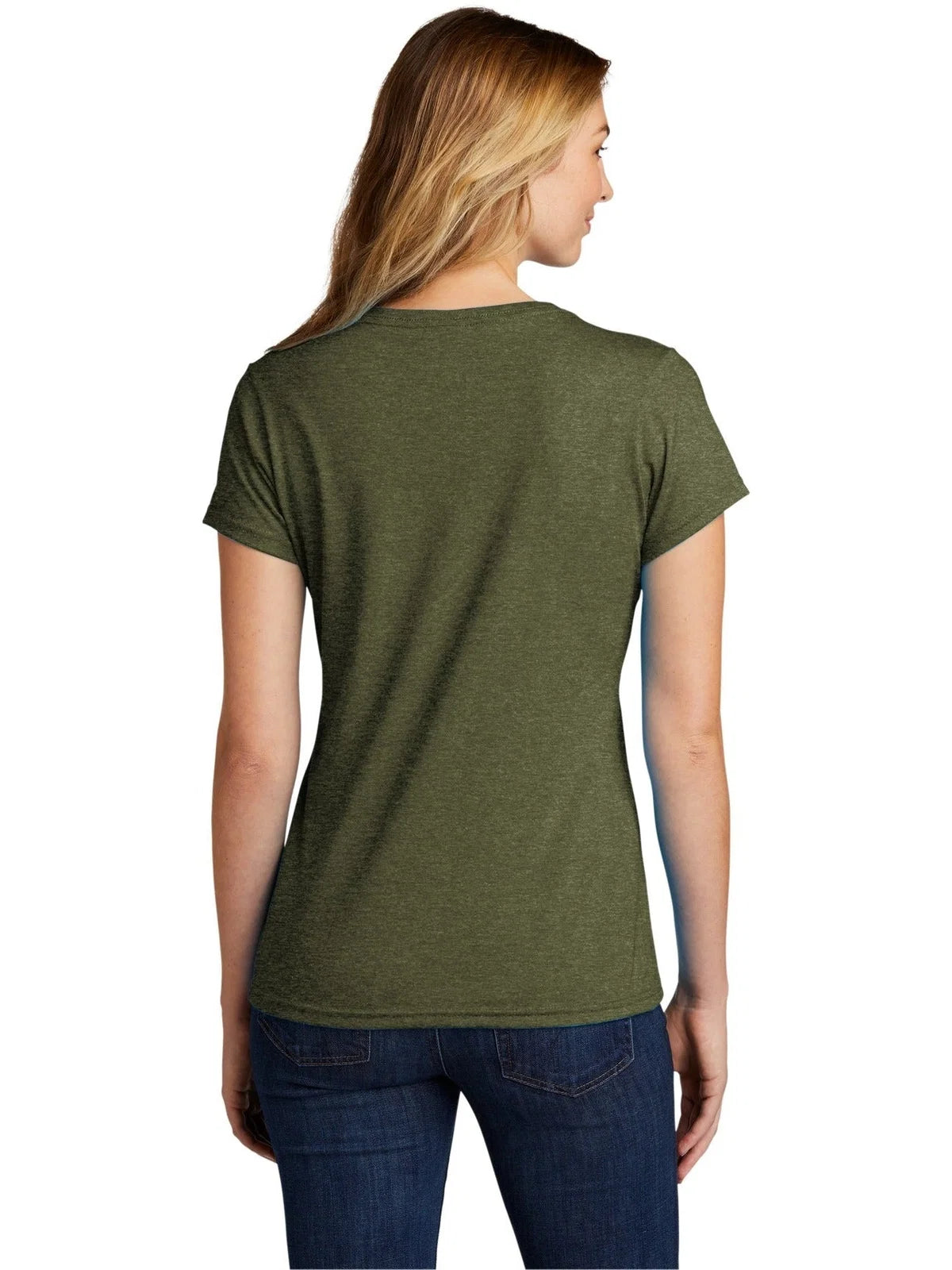 Port & Co Women's Tri-Blend V-Neck Tee