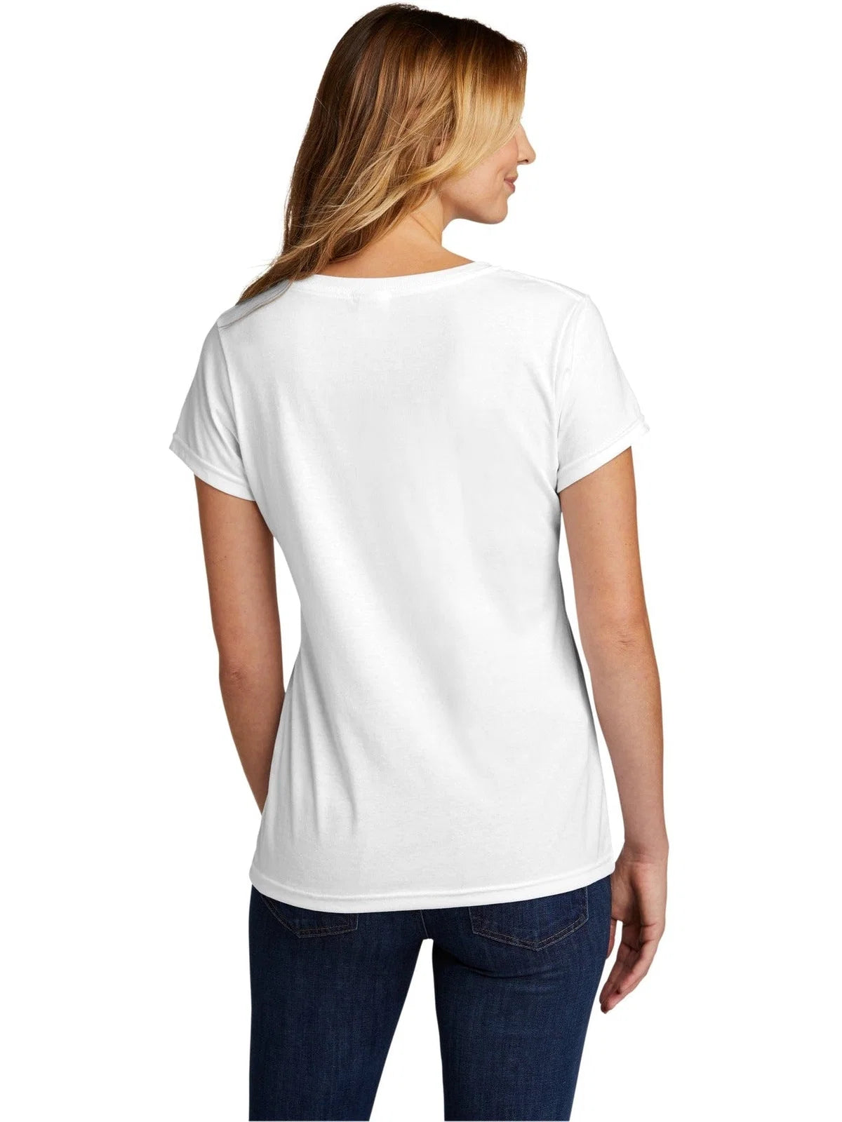 Port & Co Women's Tri-Blend V-Neck Tee