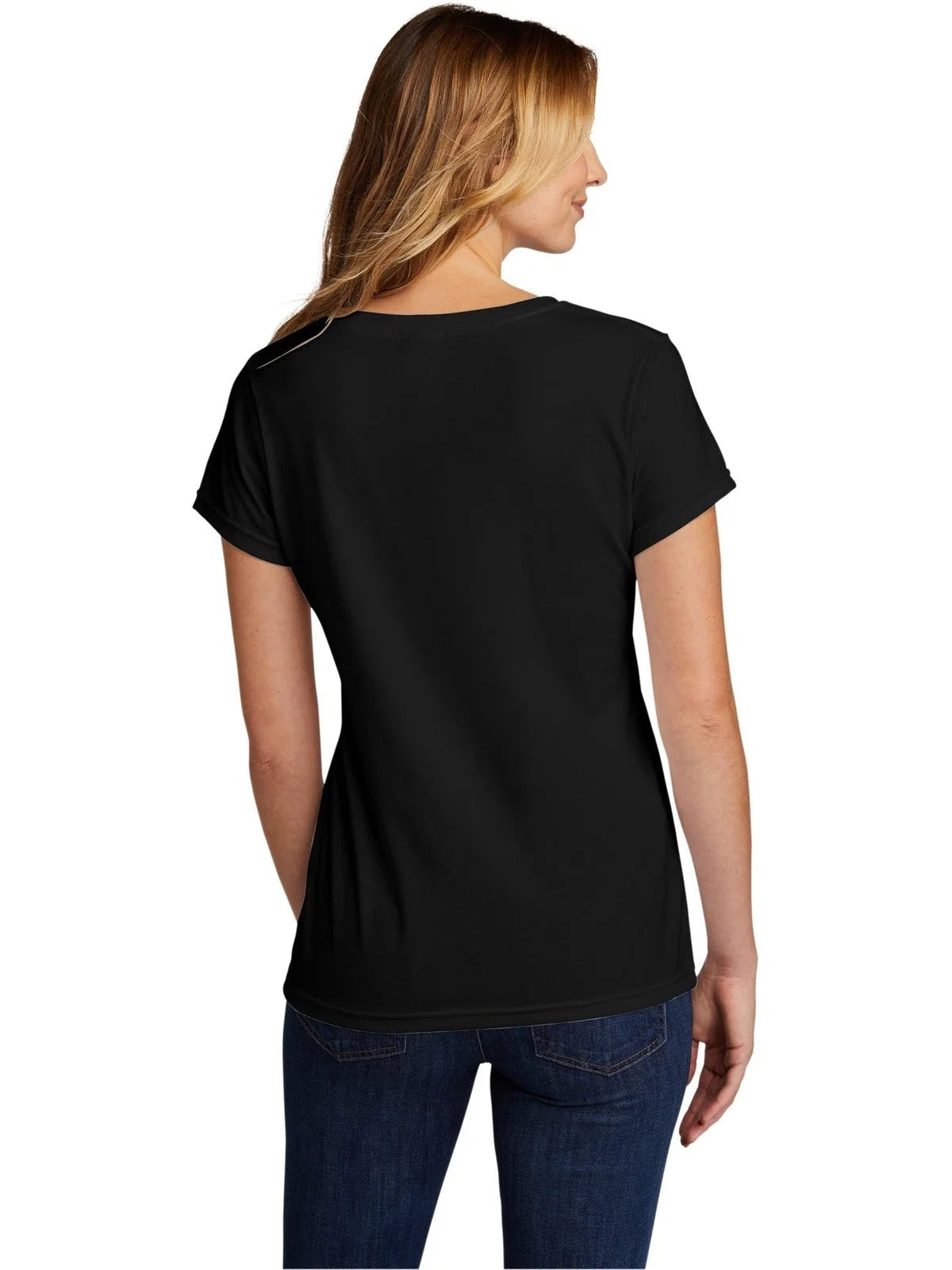 Port & Co Women's Tri-Blend V-Neck Tee