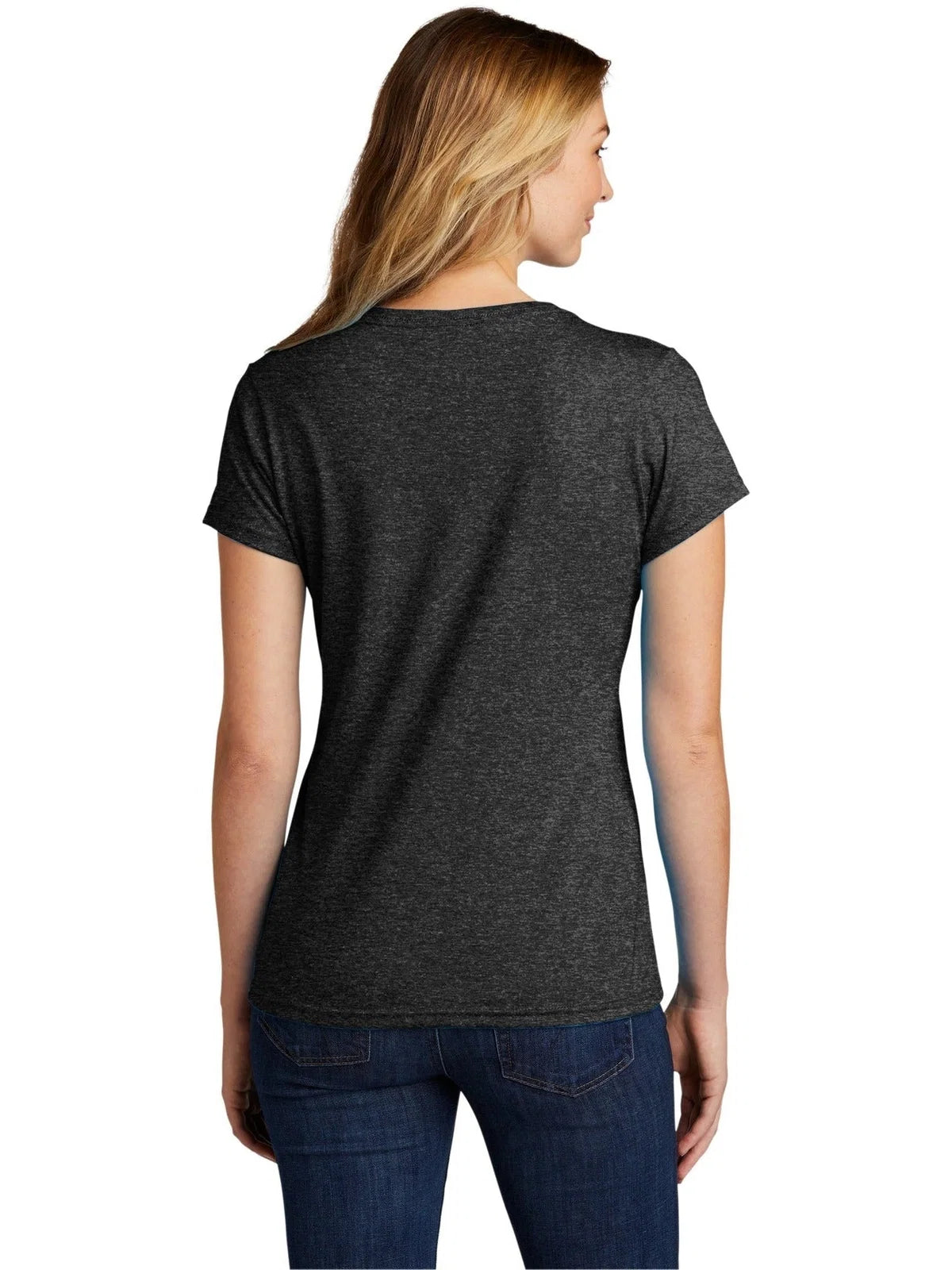 Port & Co Women's Tri-Blend V-Neck Tee