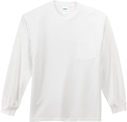 Port & Company Long Sleeve Essential Pocket Tee