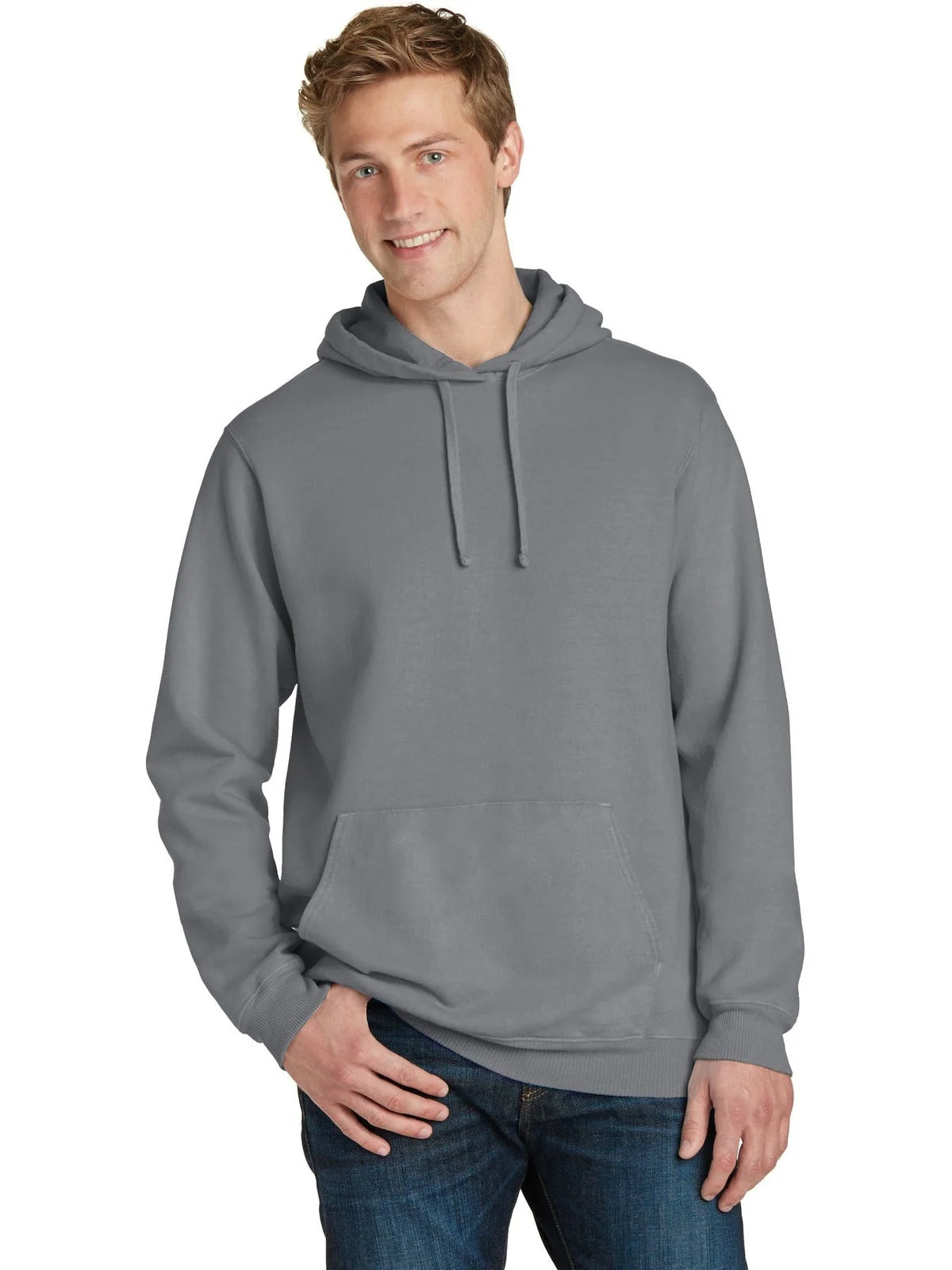 Port & Co Beach Wash Garment-Dyed Pullover Hooded Sweatshirt
