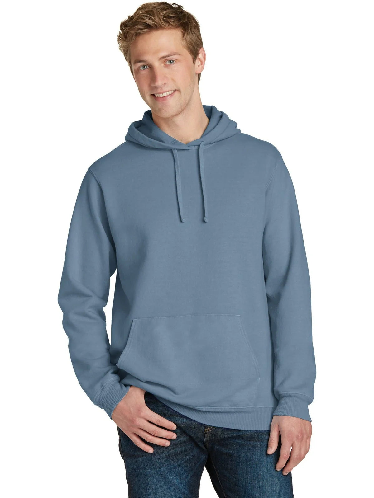 Port & Co Beach Wash Garment-Dyed Pullover Hooded Sweatshirt
