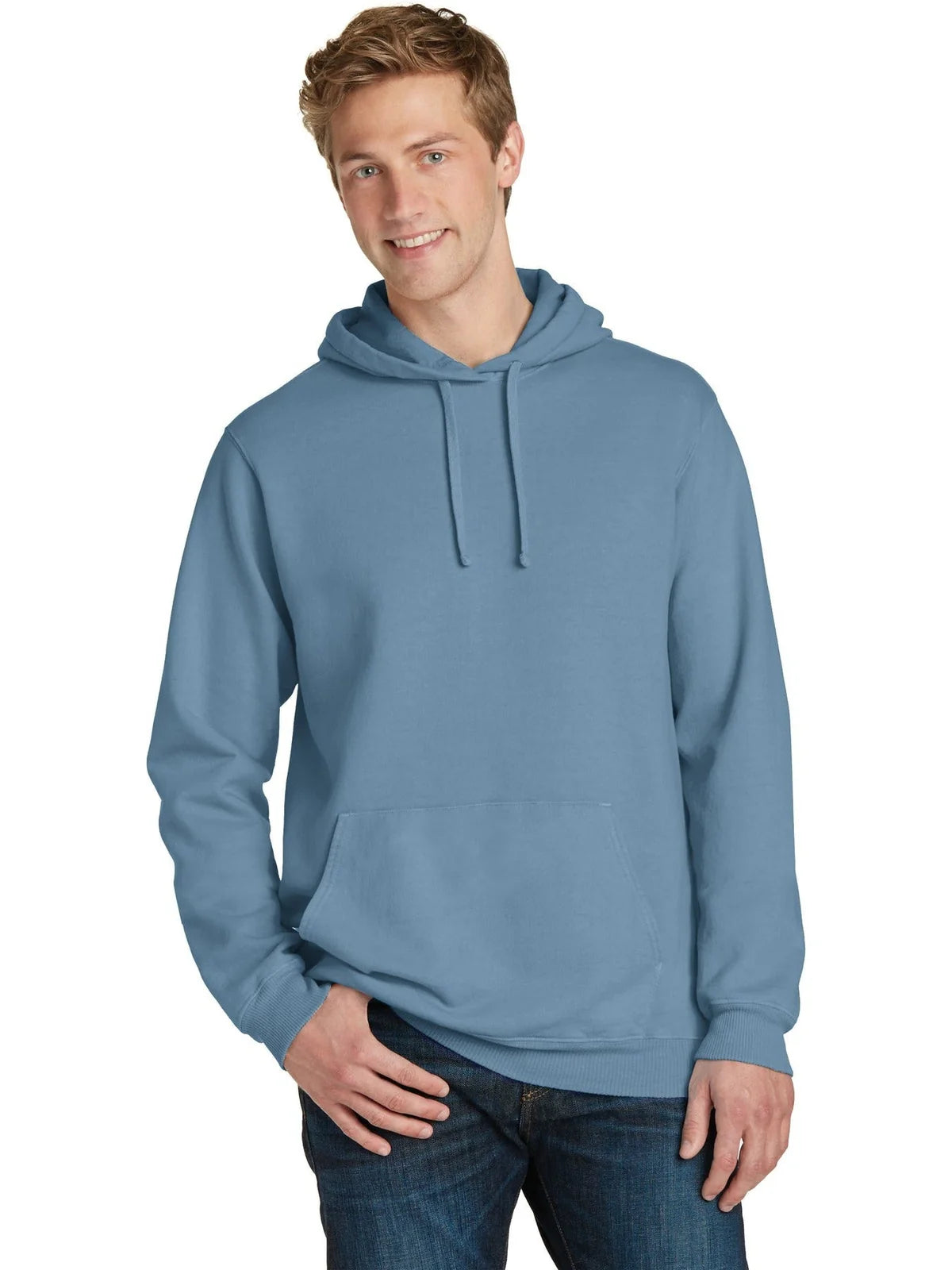 Port & Co Beach Wash Garment-Dyed Pullover Hooded Sweatshirt